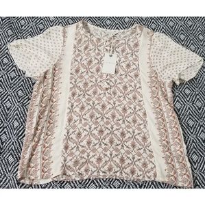 🆕️Lucky Brand floral blouse 🍀